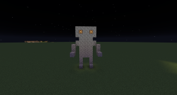 large minecraft statue
